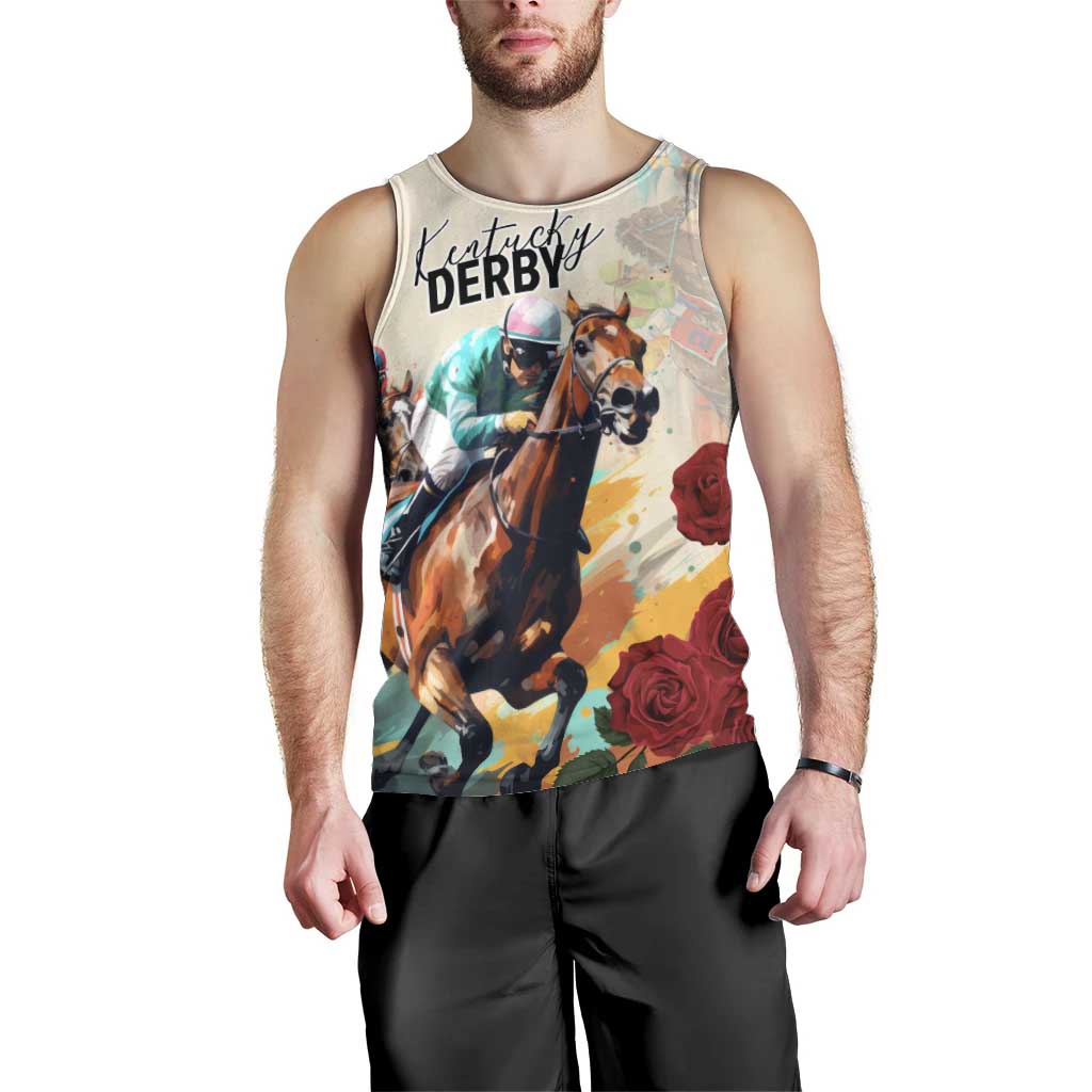 Kentucky Horse Racing 151st Anniversary Men Tank Top LT03
