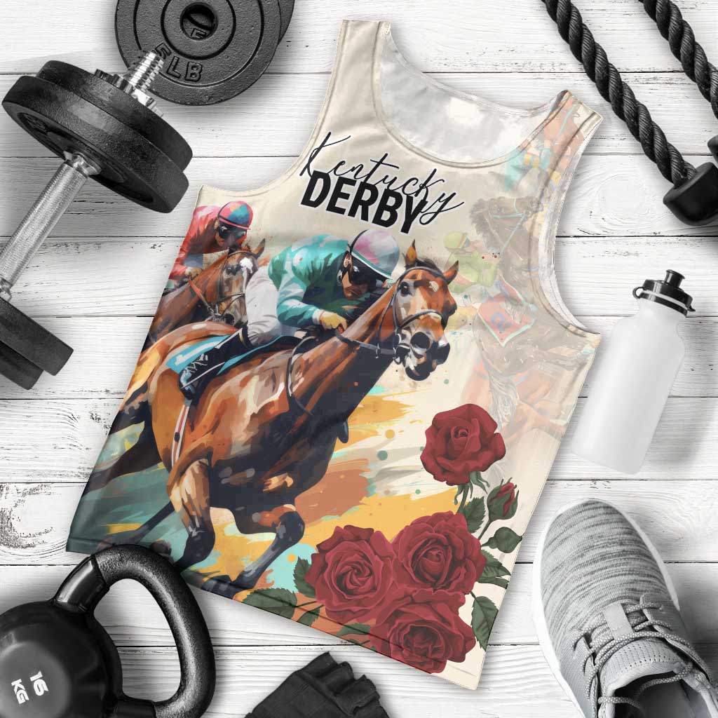 Kentucky Horse Racing 151st Anniversary Men Tank Top LT03