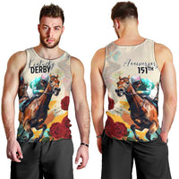 Kentucky Horse Racing 151st Anniversary Men Tank Top LT03