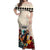 Kentucky Horse Racing 151st Anniversary Off Shoulder Maxi Dress LT03