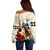Kentucky Horse Racing 151st Anniversary Off Shoulder Sweater LT03