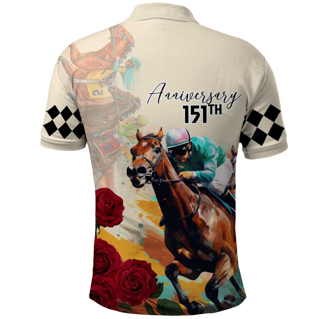 Kentucky Horse Racing 151st Anniversary Polo Shirt LT03