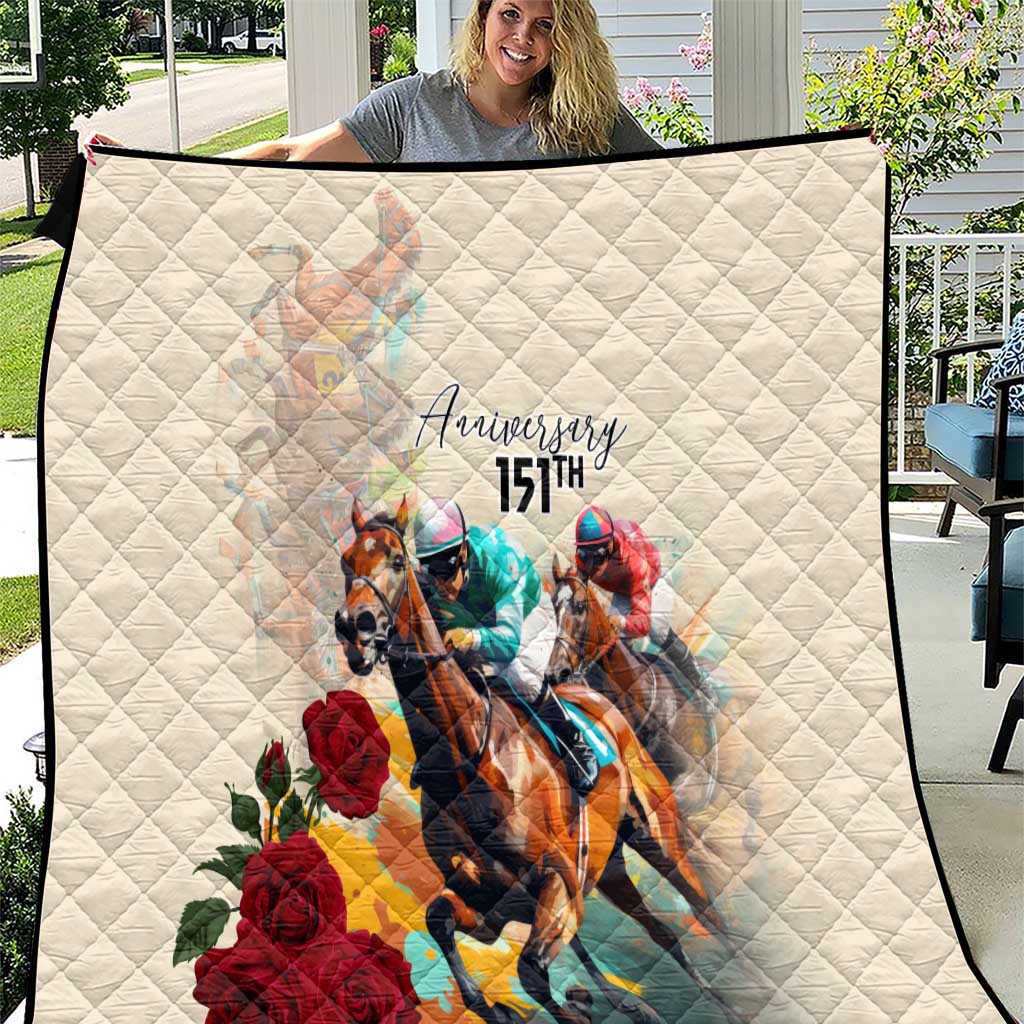 Kentucky Horse Racing 151st Anniversary Quilt LT03