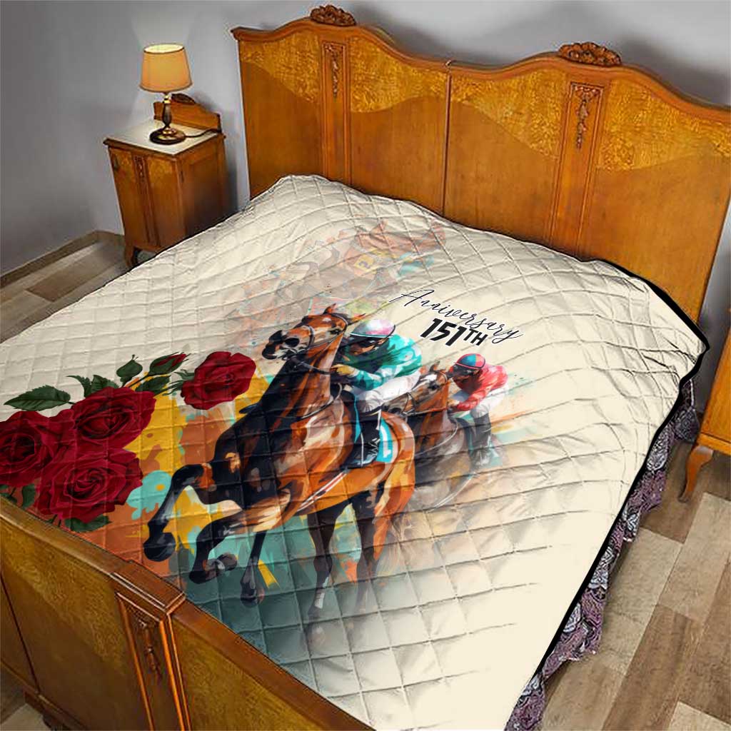 Kentucky Horse Racing 151st Anniversary Quilt LT03