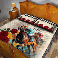 Kentucky Horse Racing 151st Anniversary Quilt Bed Set LT03
