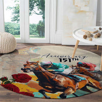 Kentucky Horse Racing 151st Anniversary Round Carpet LT03
