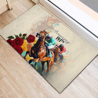 Kentucky Horse Racing 151st Anniversary Rubber Doormat LT03
