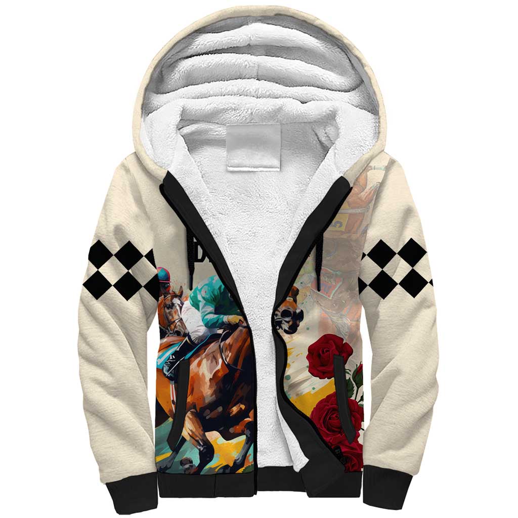 Kentucky Horse Racing 151st Anniversary Sherpa Hoodie LT03