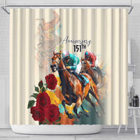 Kentucky Horse Racing 151st Anniversary Shower Curtain LT03