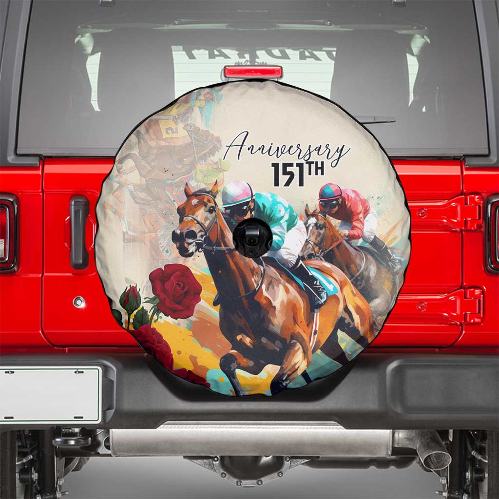 Kentucky Horse Racing 151st Anniversary Spare Tire Cover LT03