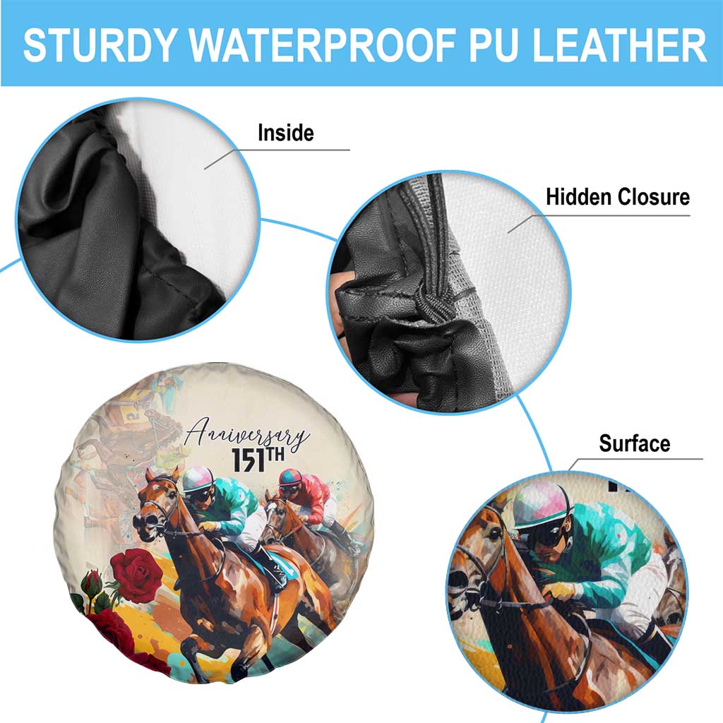 Kentucky Horse Racing 151st Anniversary Spare Tire Cover LT03