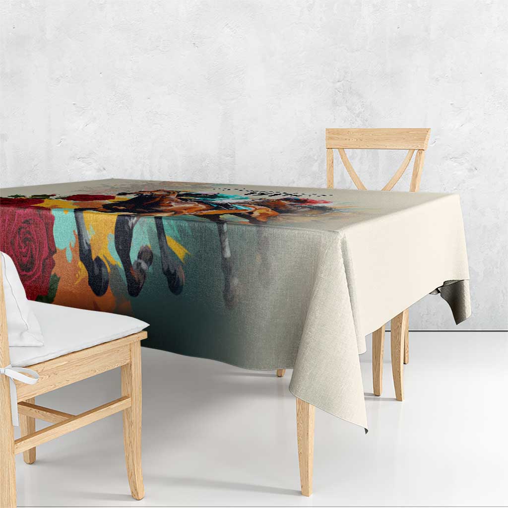 Kentucky Horse Racing 151st Anniversary Tablecloth LT03