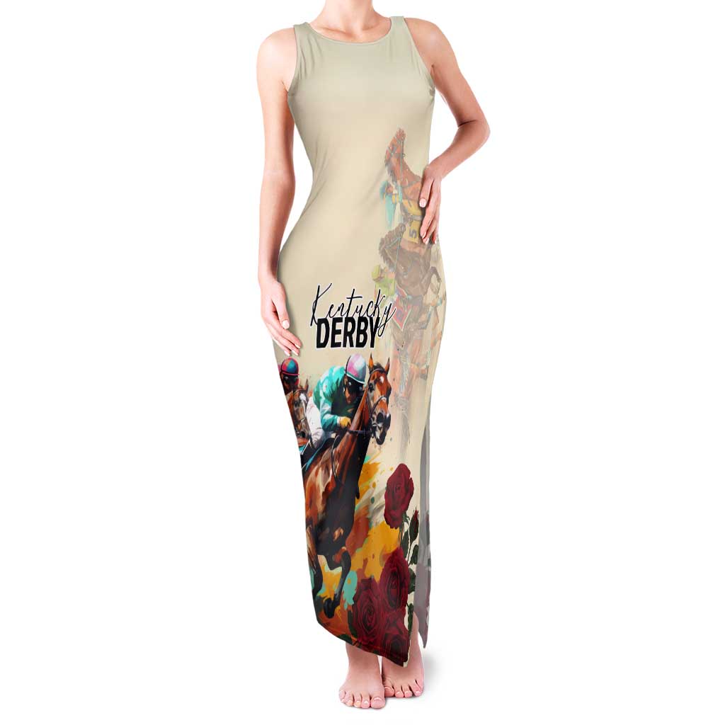 Kentucky Horse Racing 151st Anniversary Tank Maxi Dress LT03