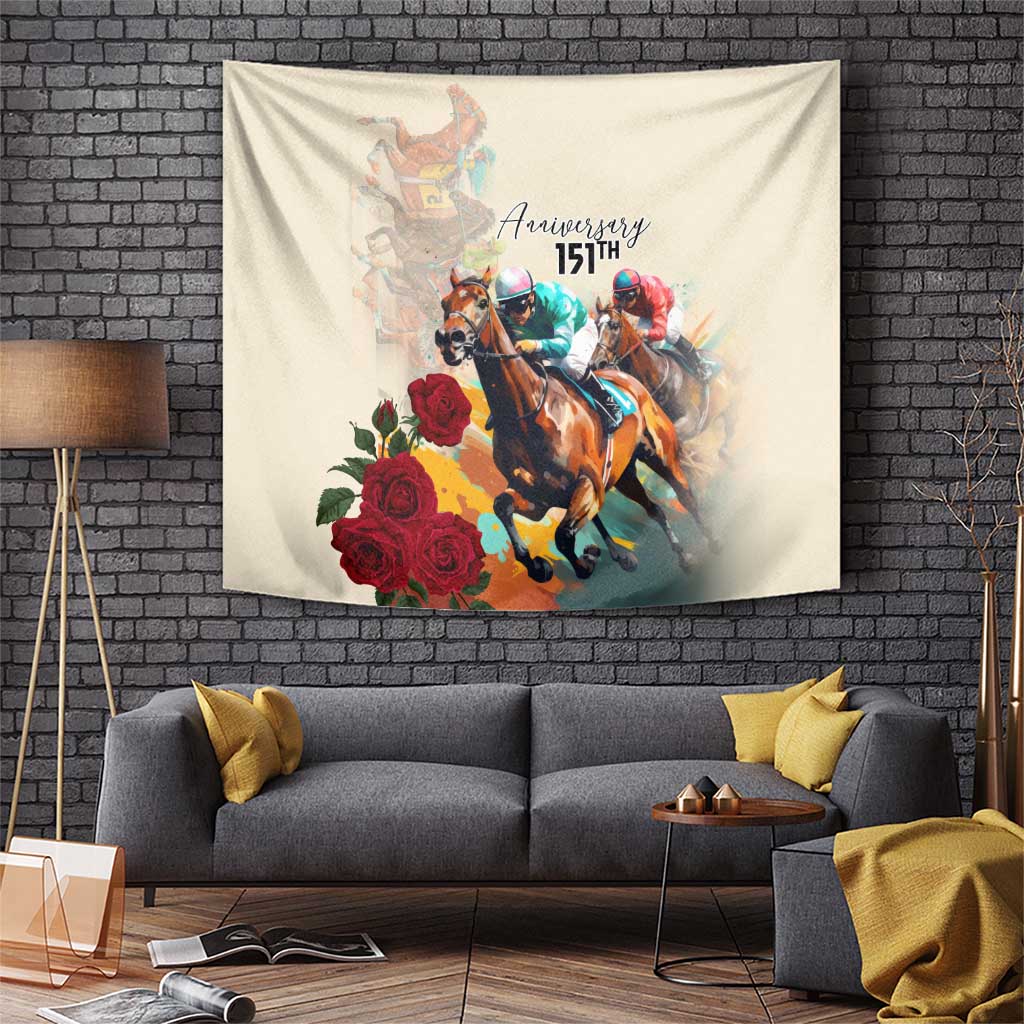 Kentucky Horse Racing 151st Anniversary Tapestry LT03