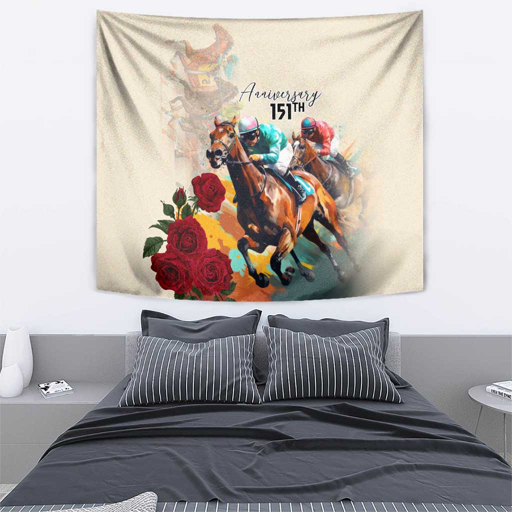 Kentucky Horse Racing 151st Anniversary Tapestry LT03