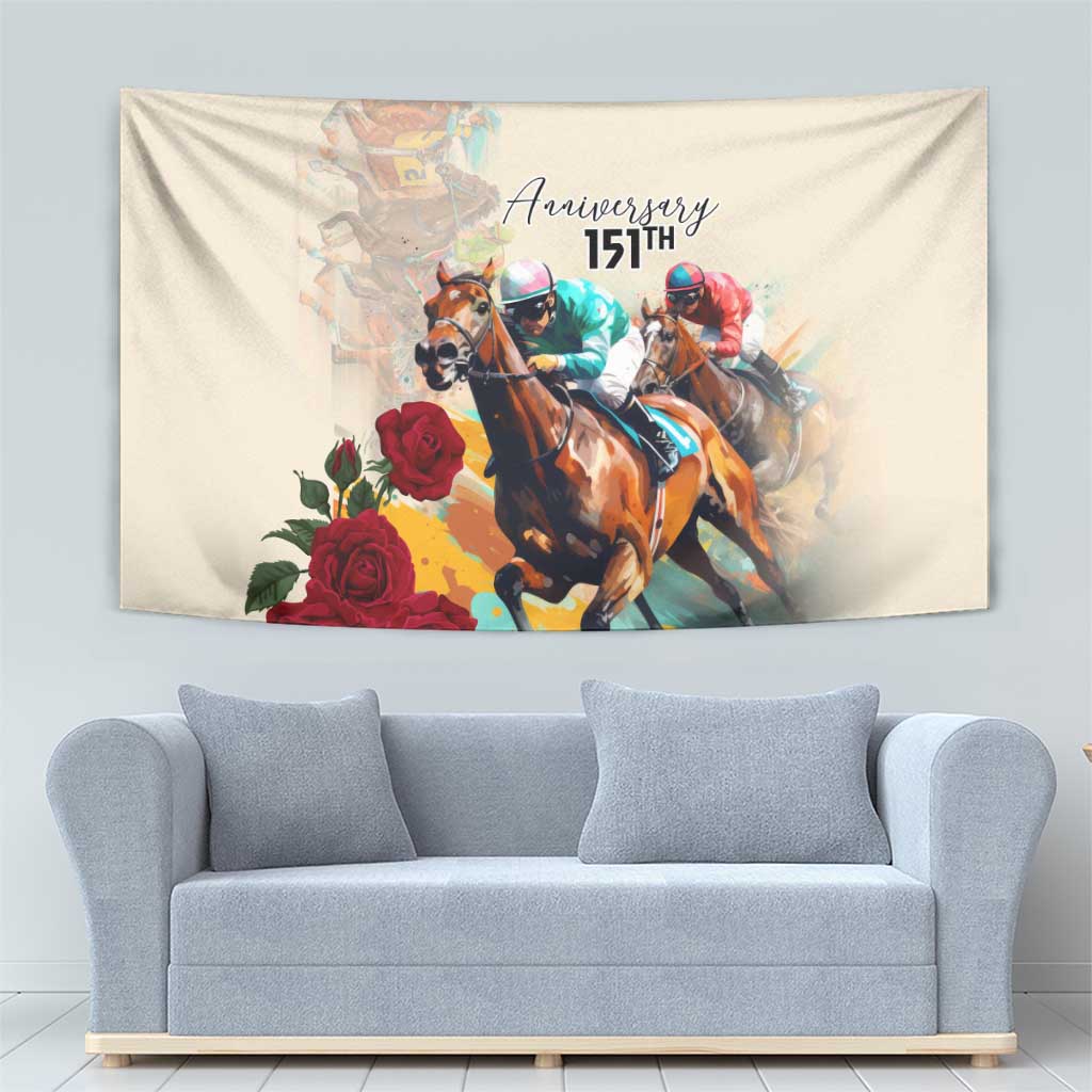Kentucky Horse Racing 151st Anniversary Tapestry LT03