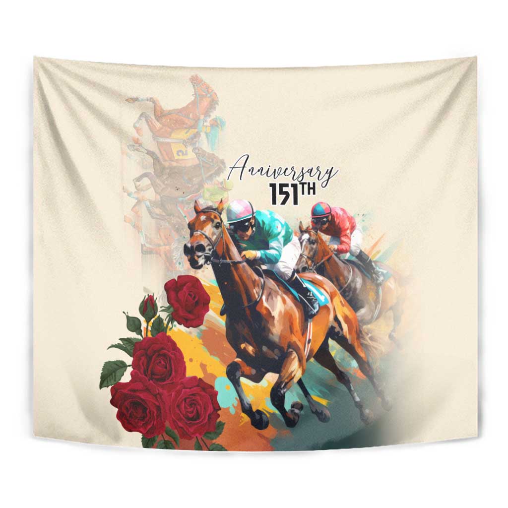 Kentucky Horse Racing 151st Anniversary Tapestry LT03
