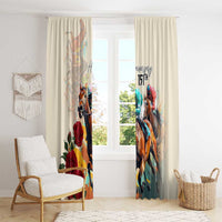Kentucky Horse Racing 151st Anniversary Window Curtain LT03