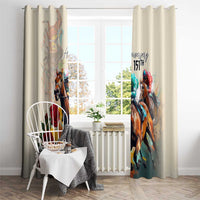 Kentucky Horse Racing 151st Anniversary Window Curtain LT03