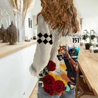 Kentucky Horse Racing 151st Anniversary Women Casual Shirt LT03