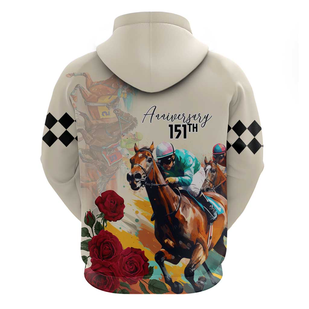 Kentucky Horse Racing 151st Anniversary Zip Hoodie LT03