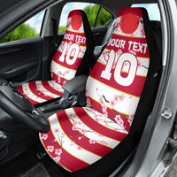 Custom Japan Rugby Car Seat Cover Sakura Blossom Go Champion 2024 - Wonder Print Shop