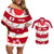 Custom Japan Rugby Couples Matching Off Shoulder Short Dress and Hawaiian Shirt Sakura Blossom Go Champion 2024 - Wonder Print Shop