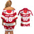 Custom Japan Rugby Couples Matching Off Shoulder Short Dress and Hawaiian Shirt Sakura Blossom Go Champion 2024 - Wonder Print Shop