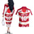 Custom Japan Rugby Couples Matching Off The Shoulder Long Sleeve Dress and Hawaiian Shirt Sakura Blossom Go Champion 2024 - Wonder Print Shop