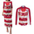 Custom Japan Rugby Couples Matching Puletasi and Long Sleeve Button Shirt Sakura Blossom Go Champion 2024 - Wonder Print Shop