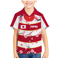 Custom Japan Rugby Family Matching Mermaid Dress and Hawaiian Shirt Sakura Blossom Go Champion 2024 - Wonder Print Shop