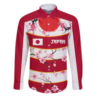 Custom Japan Rugby Family Matching Summer Maxi Dress and Hawaiian Shirt Sakura Blossom Go Champion 2024 - Wonder Print Shop