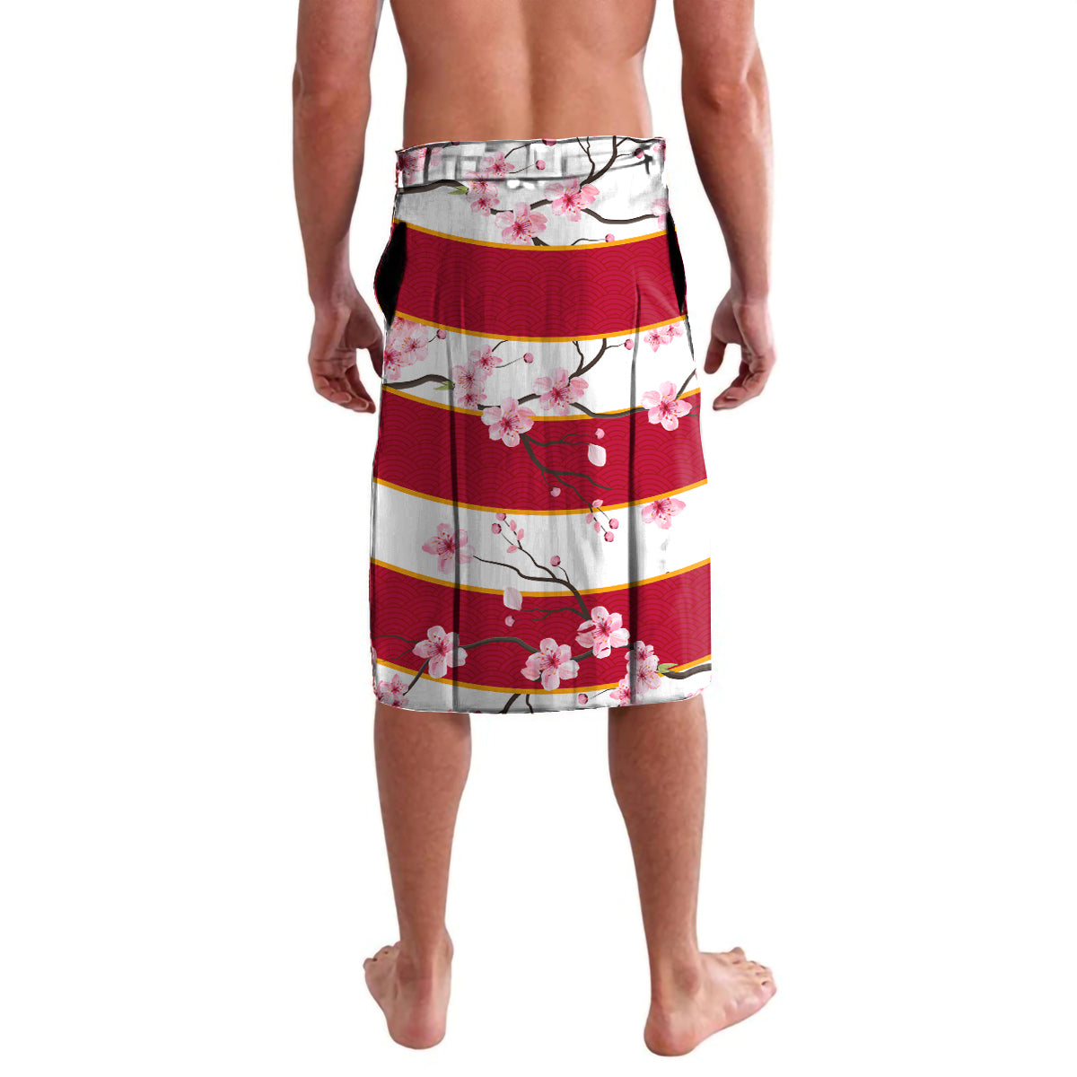 Custom Japan Rugby Lavalava Sakura Blossom Go Champion 2024 - Wonder Print Shop