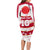 Custom Japan Rugby Long Sleeve Bodycon Dress Sakura Blossom Go Champion 2024 - Wonder Print Shop