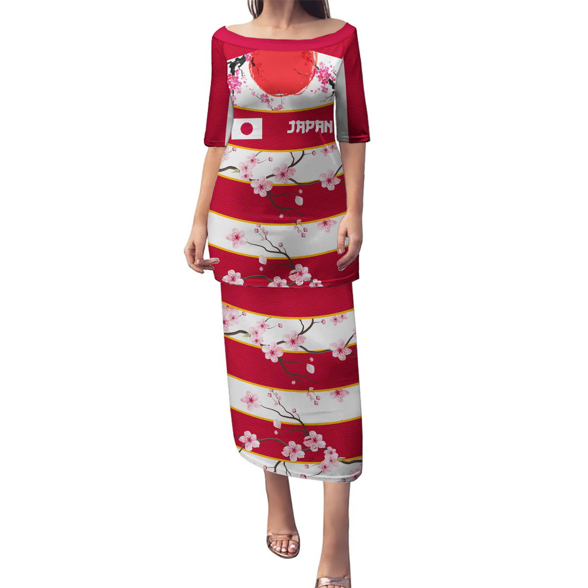 Custom Japan Rugby Puletasi Sakura Blossom Go Champion 2024 - Wonder Print Shop