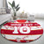 Custom Japan Rugby Round Carpet Sakura Blossom Go Champion 2024