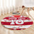 Custom Japan Rugby Round Carpet Sakura Blossom Go Champion 2024