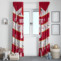 Custom Japan Rugby Window Curtain Sakura Blossom Go Champion 2024 - Wonder Print Shop