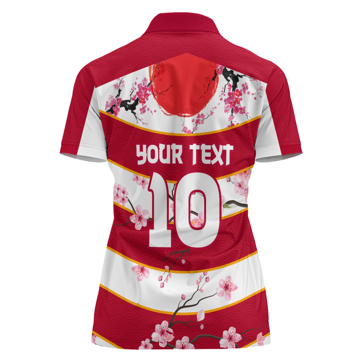 Custom Japan Rugby Women Polo Shirt Sakura Blossom Go Champion 2024 - Wonder Print Shop