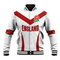 Custom England Rugby-The Red Rose Baseball Jacket Go Champions