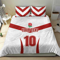 Custom England Rugby-The Red Rose Bedding Set Go Champions
