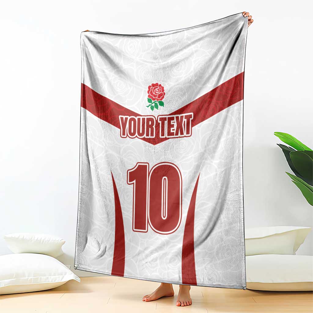 Custom England Rugby-The Red Rose Blanket Go Champions