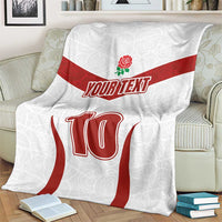 Custom England Rugby-The Red Rose Blanket Go Champions