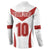 Custom England Rugby-The Red Rose Button Sweatshirt Go Champions