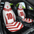 Custom England Rugby-The Red Rose Car Seat Cover Go Champions