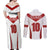 Custom England Rugby-The Red Rose Couples Matching Off Shoulder Maxi Dress and Long Sleeve Button Shirt Go Champions