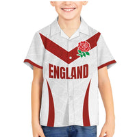 Custom England Rugby-The Red Rose Family Matching Mermaid Dress and Hawaiian Shirt Go Champions