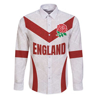 Custom England Rugby-The Red Rose Family Matching Puletasi and Hawaiian Shirt Go Champions