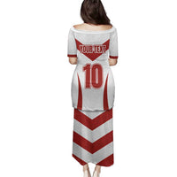 Custom England Rugby-The Red Rose Family Matching Puletasi and Hawaiian Shirt Go Champions