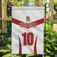 Custom England Rugby-The Red Rose Garden Flag Go Champions